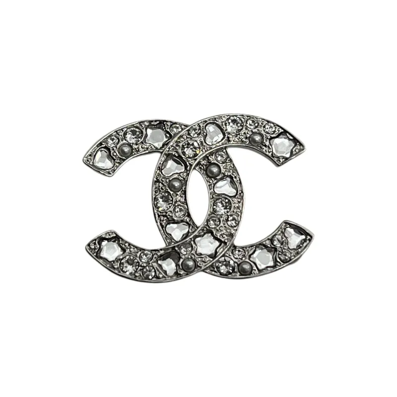 CHANEL   Brooches Unisex Silver-0