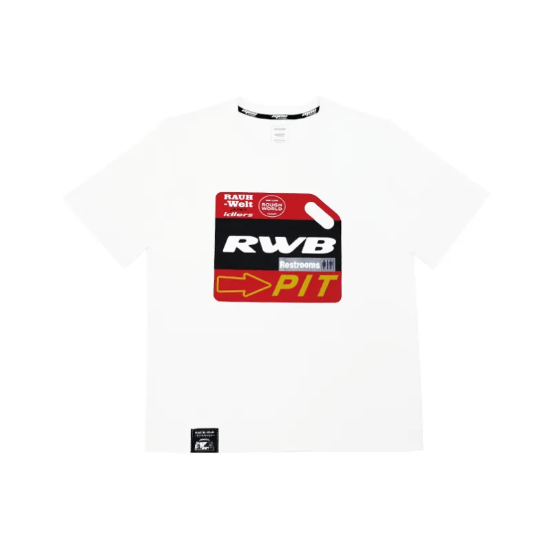 RAUH Welt BEGRIFF Short Sleeved T Shirts Unisex White-0
