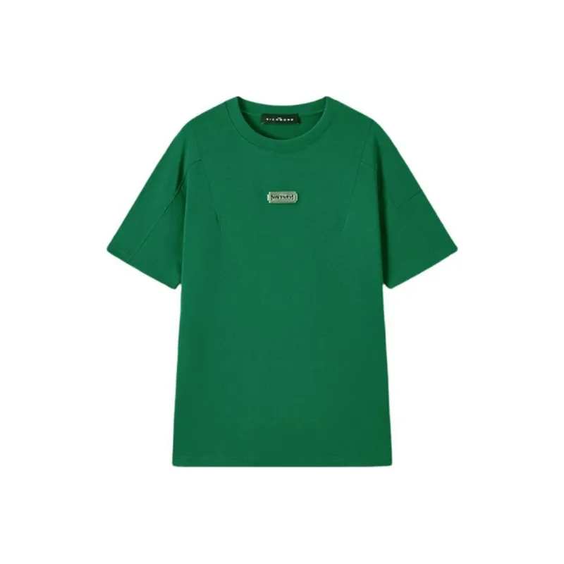 JOHN RICHMOND Solid Color Minimalist Style Versatile Casual Short Sleeved T Shirt Men's-4