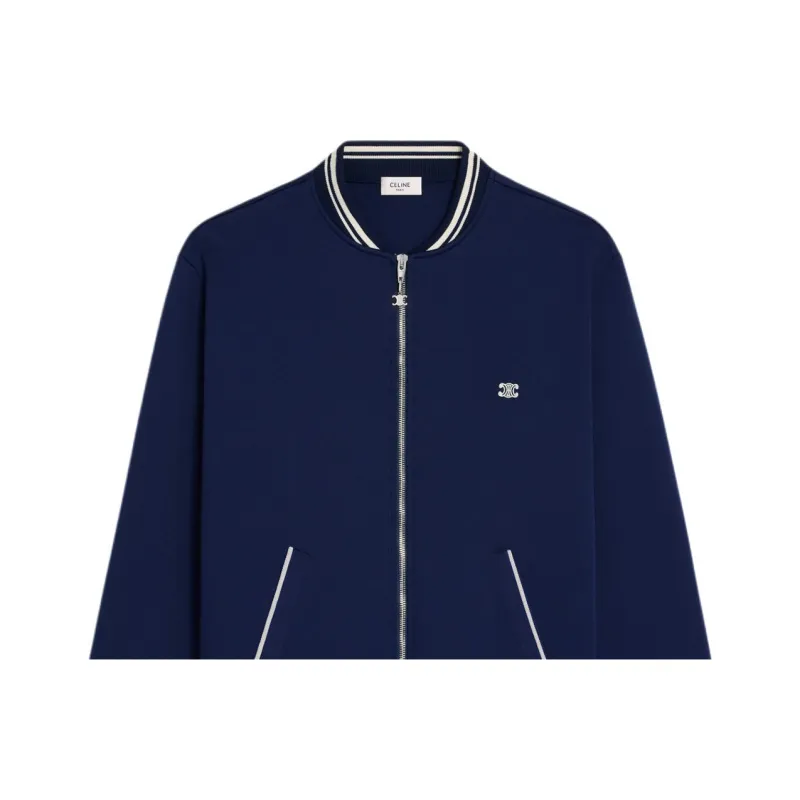 CELINE Triomphe Teddy Jacket In Double Face Jersey-2