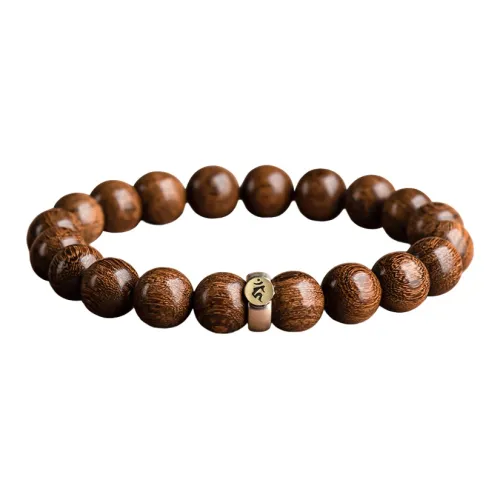 JIUHUASHAN Golden Sandalwood Bracelets Unisex
