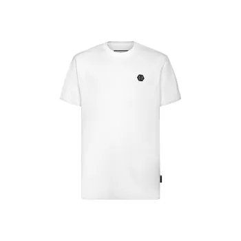PHILIPP PLEIN Logo Plaque Crewneck T-Shirt