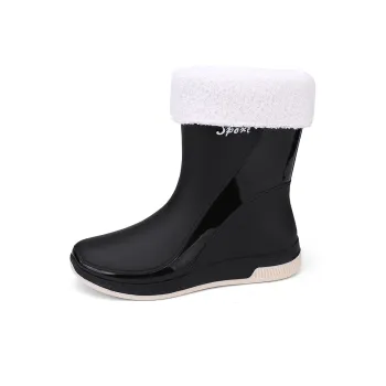 LONGYING Rain Boots Women's