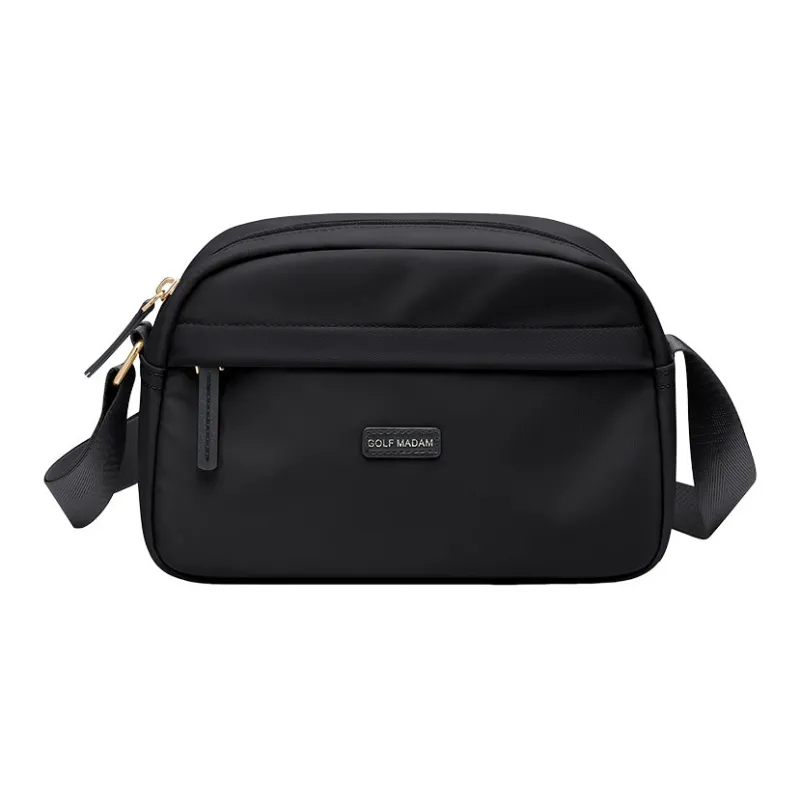 GOLF Fabric Crossbody Bag Women's Elegant Black/Oat-1