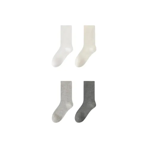 Temooues Mid Calf Socks Women's 4 Pack