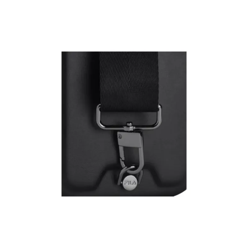 FILA Polyurethane Sling Bag Mini Unisex Jet Black-4