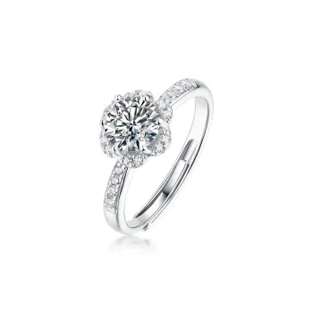 JINLIUFUJIXIANG S925 Silver Rings Women's