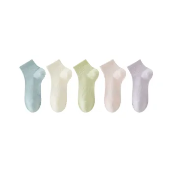 MIIOW Mid Calf Socks Women's 5 Pack