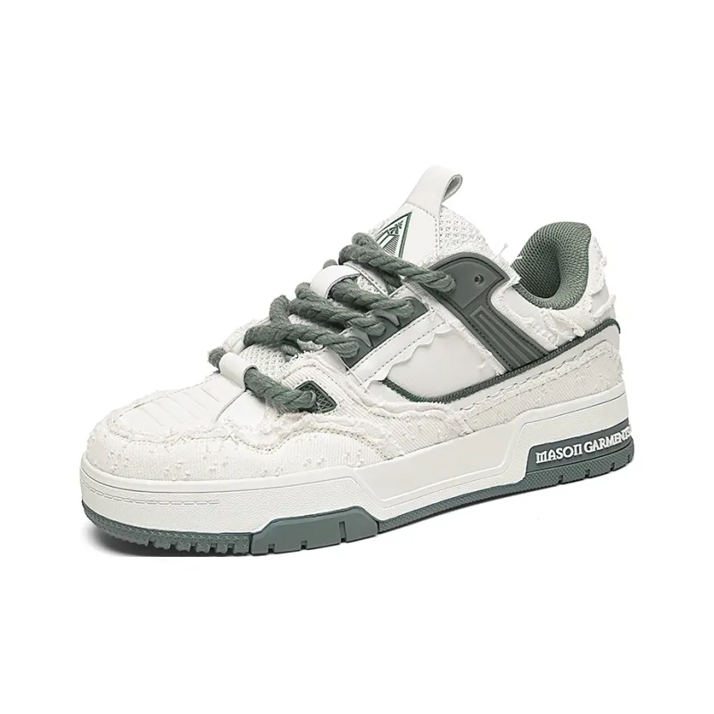 Masongarments Cushioning, Abrasion Resistant, Lightweight, Breathable, Height Increasing Low Top Skateboard Shoes Men's-6