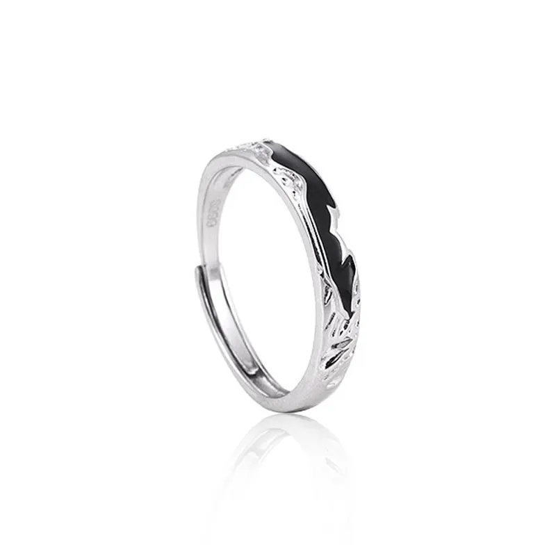 FOREVER MELODY 999 Fine Silver Rings Men's-0
