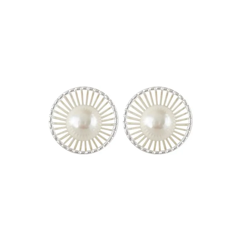 ZWU 925 Silver Needles Stud Earrings Women's-0
