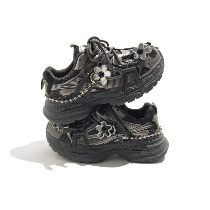 BEIER Platform Comfortable, Classic And Versatile Anti Slip Wear Resistant Low Top Chunky Sneakers Women's-13