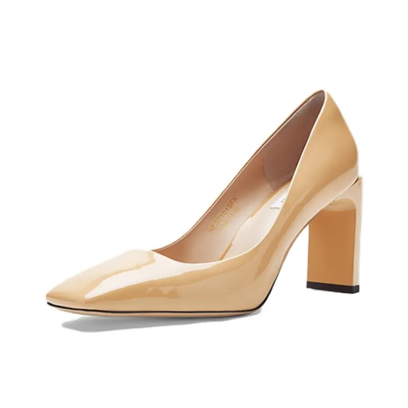 NINE WEST Chunky Heel High Heels 8.5cm Women's-1
