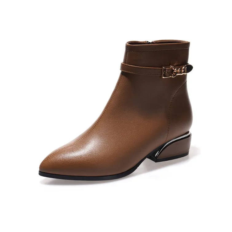 Devanro Ankle Boots Women's Black-6