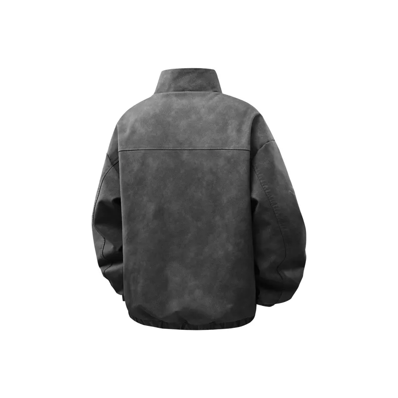 H2P Long Sleeved Jacket Unisex Black Gray-3