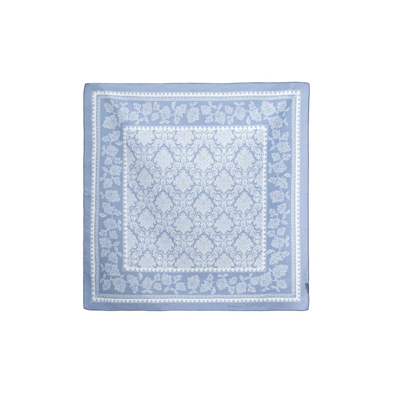 Yamaichi Maru 9 Meter Filigree Cotton Yarn Silk Scarves Women's-5