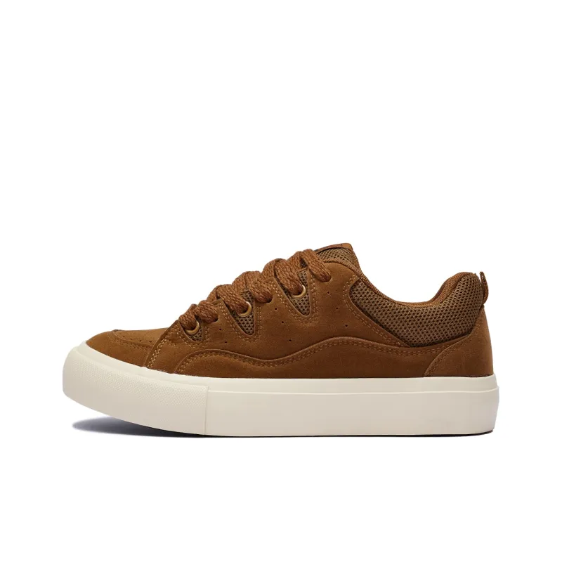 ΛOLUNKΛ Slip Resistant, Lightweight, And Breathable Low Top Skateboard Shoes Men's-21