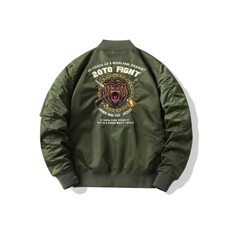 ROBINHOOD Flight Jacket Unisex Black-3