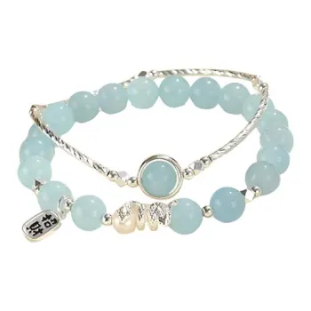 KING TAI SANG Aquamarine Bracelets Unisex