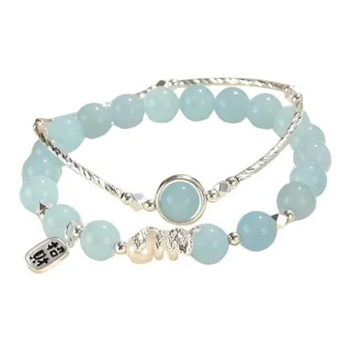 KING TAI SANG Aquamarine Bracelets Unisex