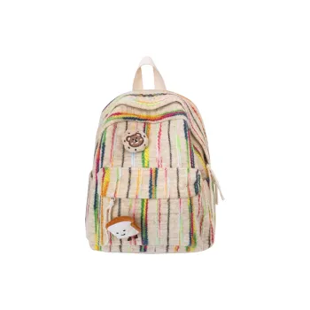 SUN EARTH &U Woolen Backpack Regular Unisex Multicolor