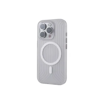 DEPA PC Material Semi Transparent Lattice Magnetic Phone Cases Compatible With Apple 13 16 Series Minimalist
