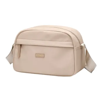 GOLF Fabric Crossbody Bag Women's Elegant Black/Oat