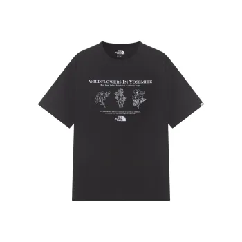 THE NORTH FACE FLOWER EX T Shirt Men's Black