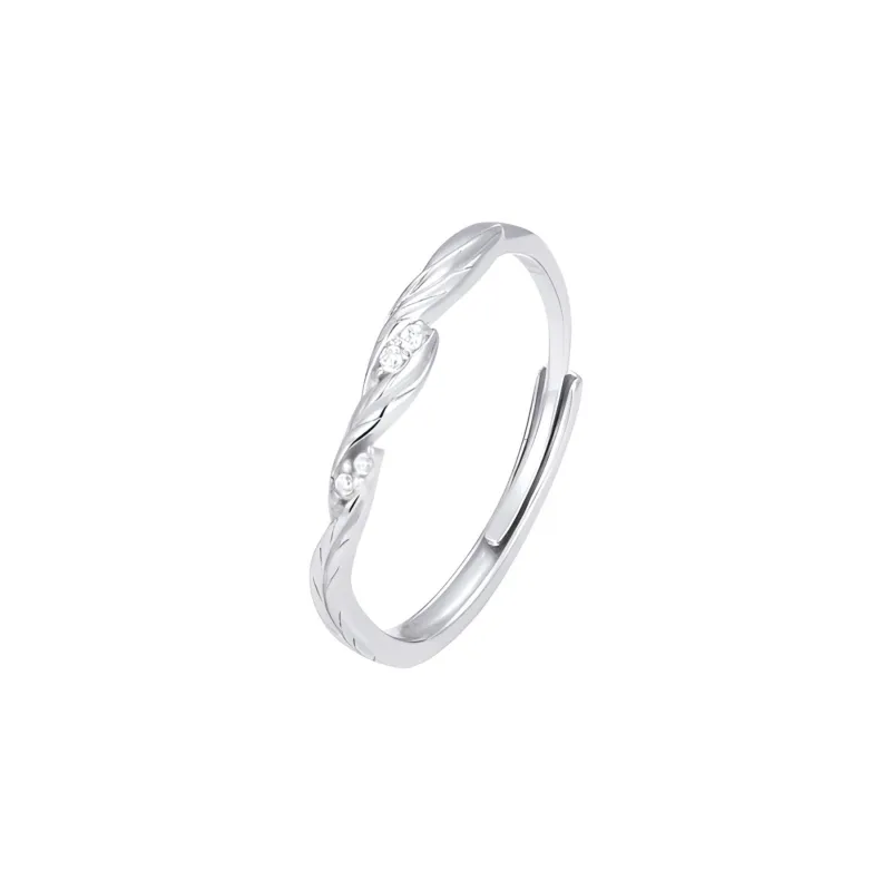CLARKIA FLOWER S999 Fine Silver Rings Unisex-3