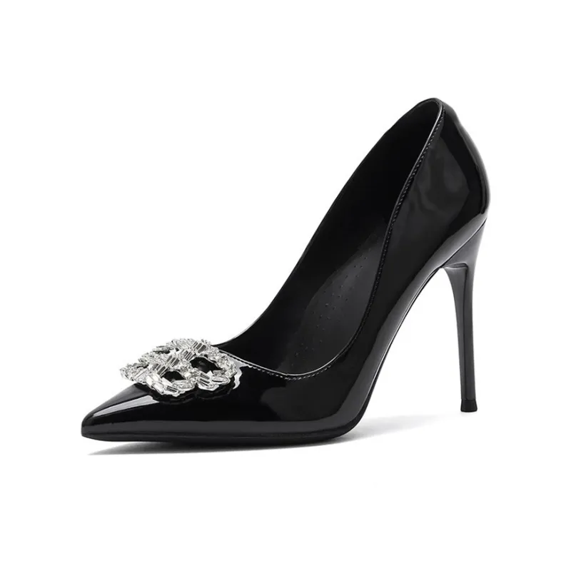 Take The Qin High Heels Women's Black-1
