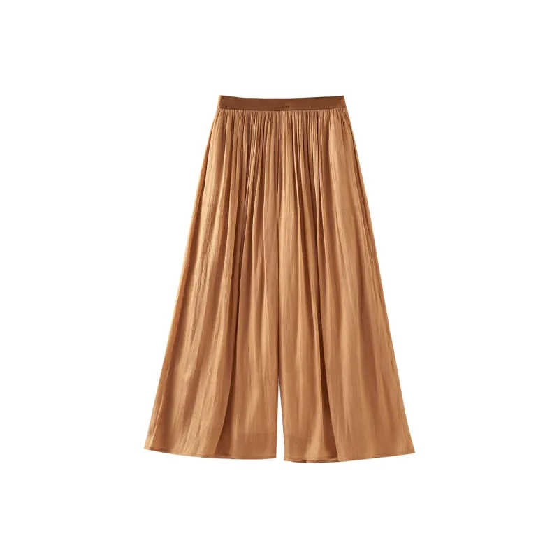 OUNIXUE Casual Pants Women's Deep Orange-1