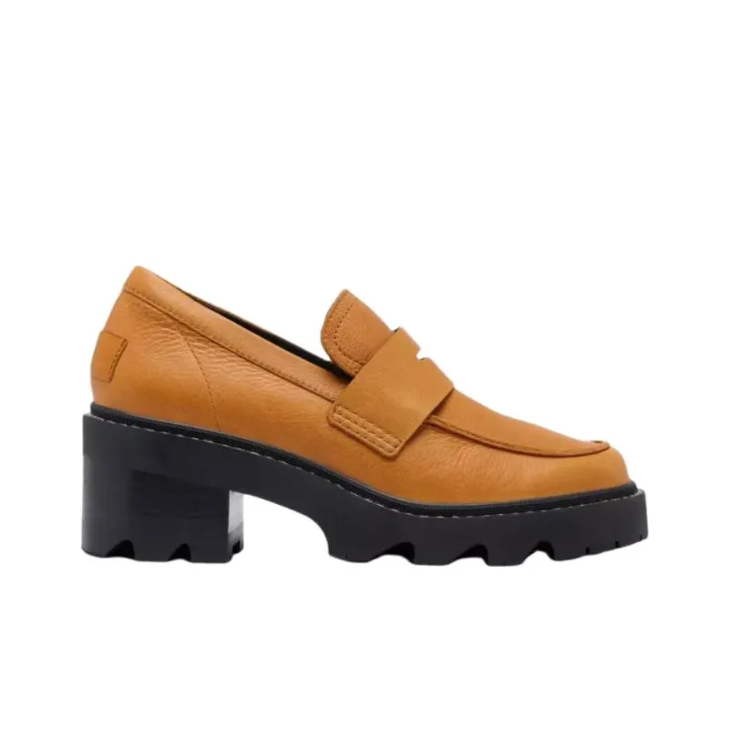 SOREL JOAN NOW™ CITY LOAFER Chunky Heel High Heels 5cm Women's Orange-1