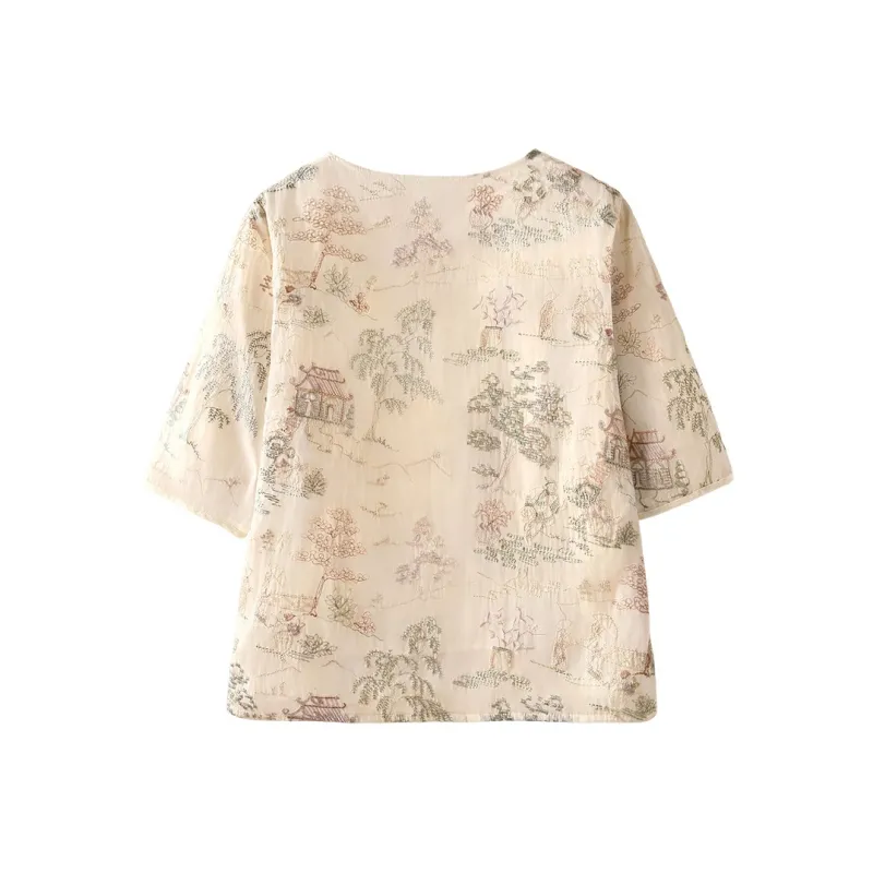 Cypress House Shirt Women's Apricot-1