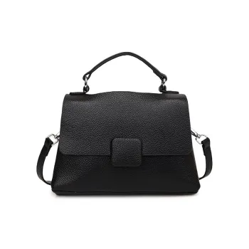 Yalu Cow Leather Small Square Bag, Shoulder Bag, Crossbody Bag, Handbag Regular Women's Multicolor