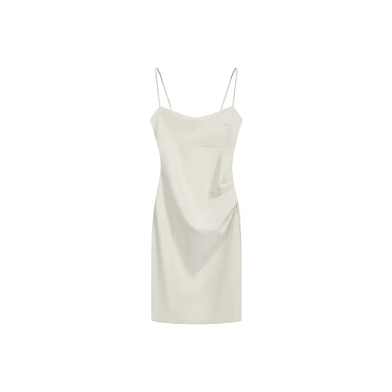 PAIN OR PLEASURE Slip Dress Women's White-1