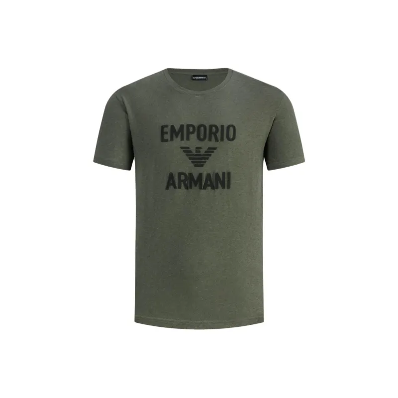 EMPORIO ARMANI SS24 T Shirt Men's Green-0