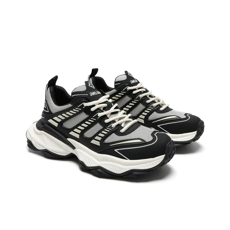 Kemaron Wear Resistant Coverage Low Top Chunky Sneakers Unisex-21