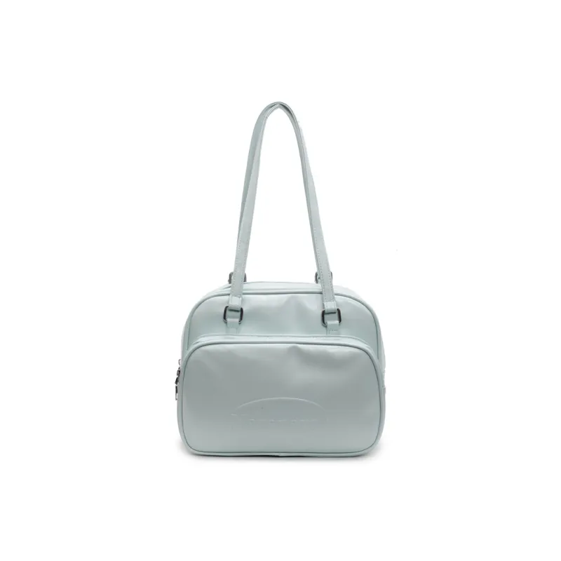 ROUNDOT PU Shoulder Bag Backpack Women's White/Black/Blue/Pink-15