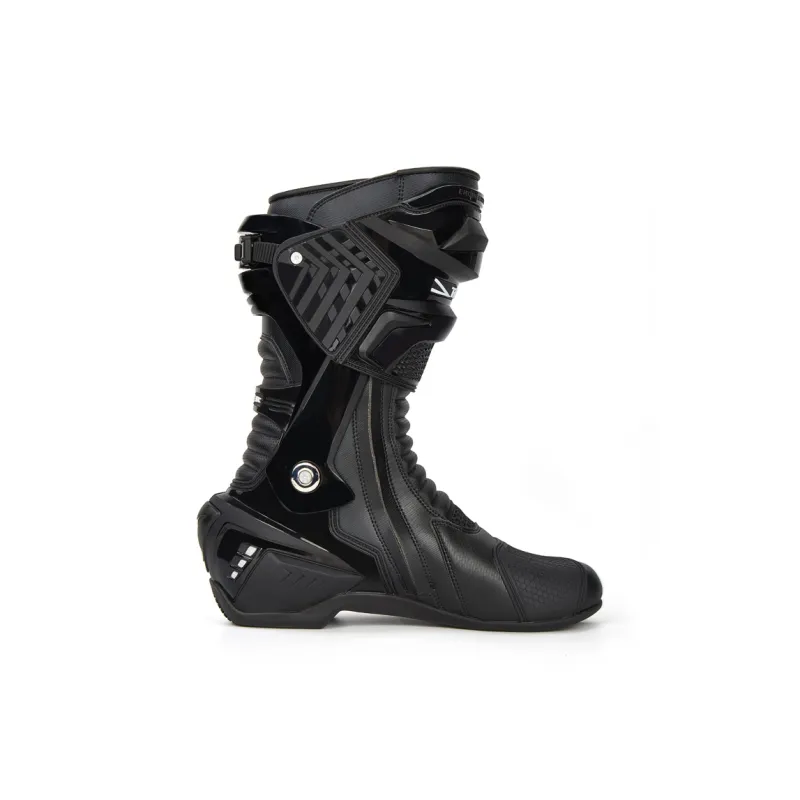 TR X ONE Wear Resistant Cushioning Protective Cycling Boots Unisex Black-3