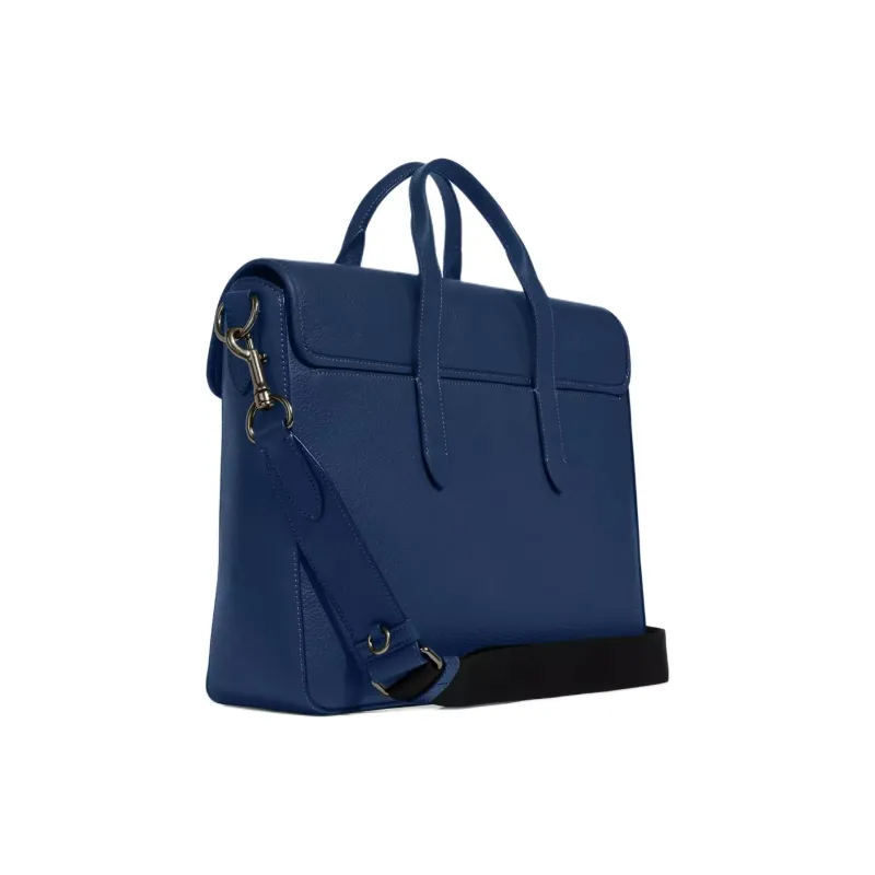 COACH Sullivan Leather One Shoulder Handbag Tubas Men's Dark Blue-1