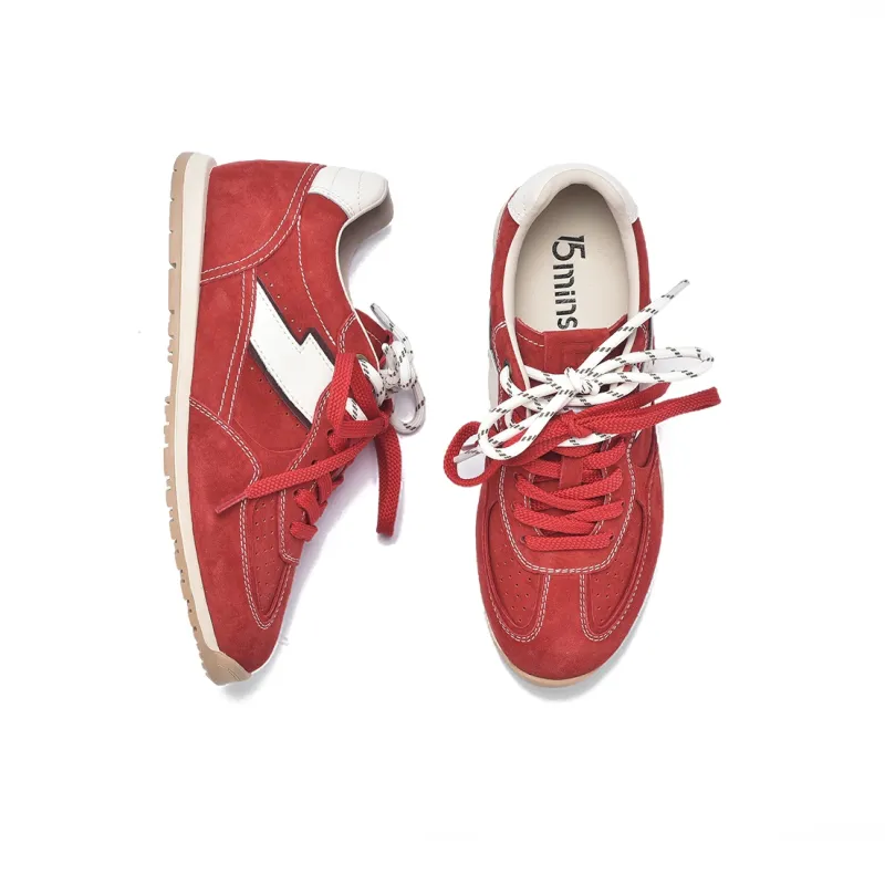 15 MINS Height Increasing Low-Top Skateboard Shoes Women's-9