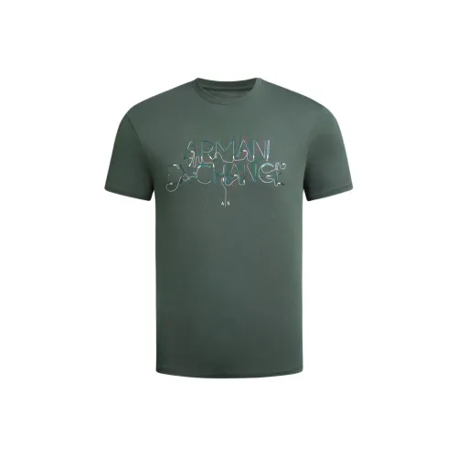 ARMANI EXCHANGEAE SS24 T Shirt Men's Green