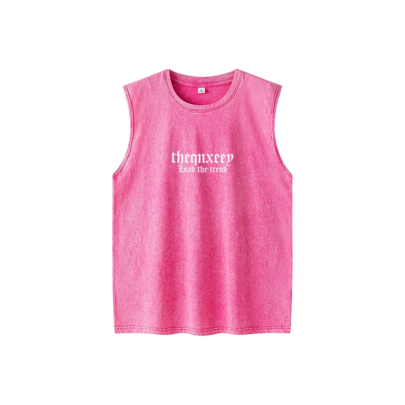 Qnxeey Tank Tops Unisex-10