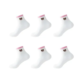 Lanza Mid Calf Socks Women's 6 Pack