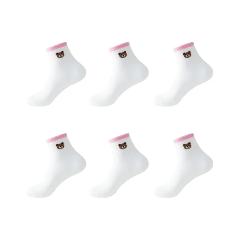 Lanza Mid Calf Socks Women's 6 Pack-0