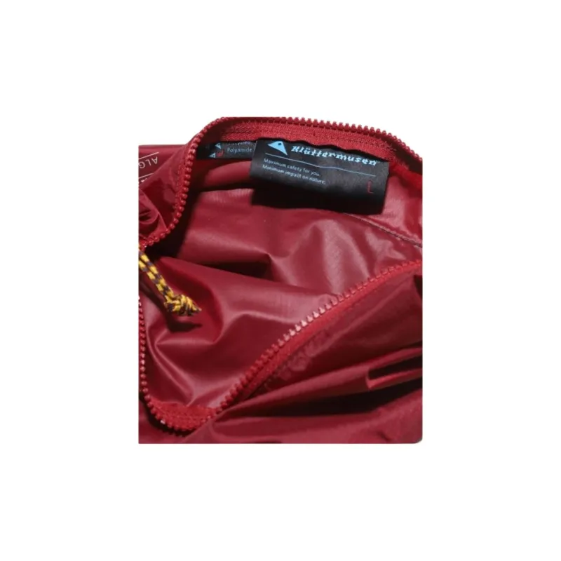 KLATTERMUSEN Recycled Polyamide Shoulder Bag Men's Red & Black-5