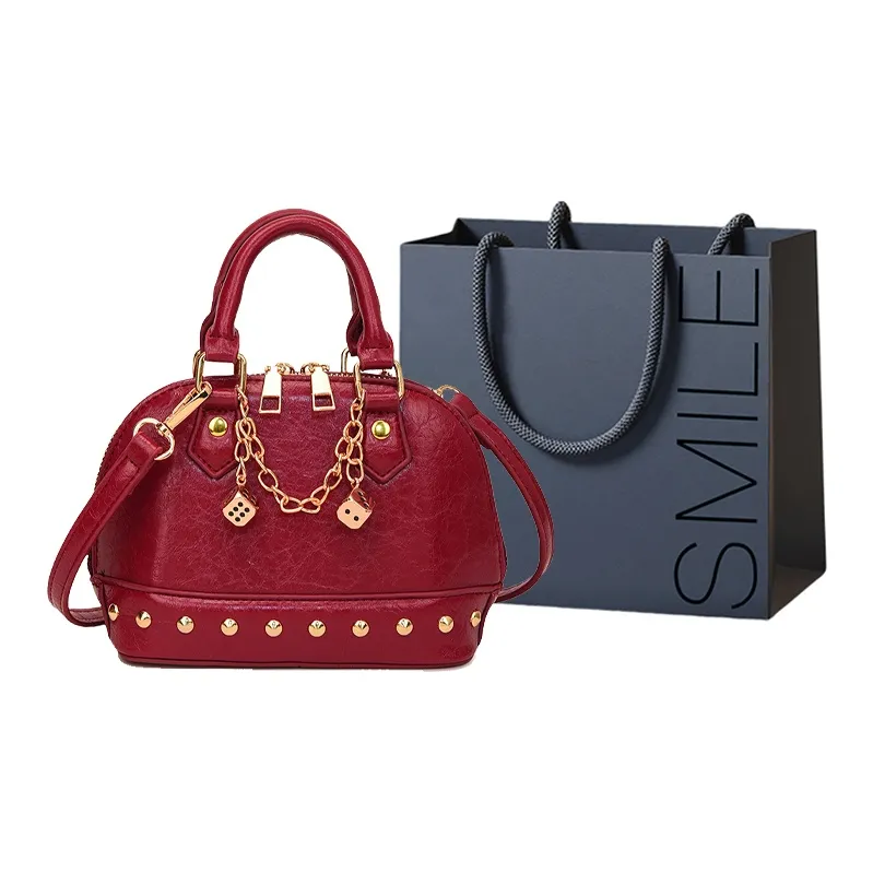 SWIMADE PU Handbag Women's Silver/Black/Red/Gold-21