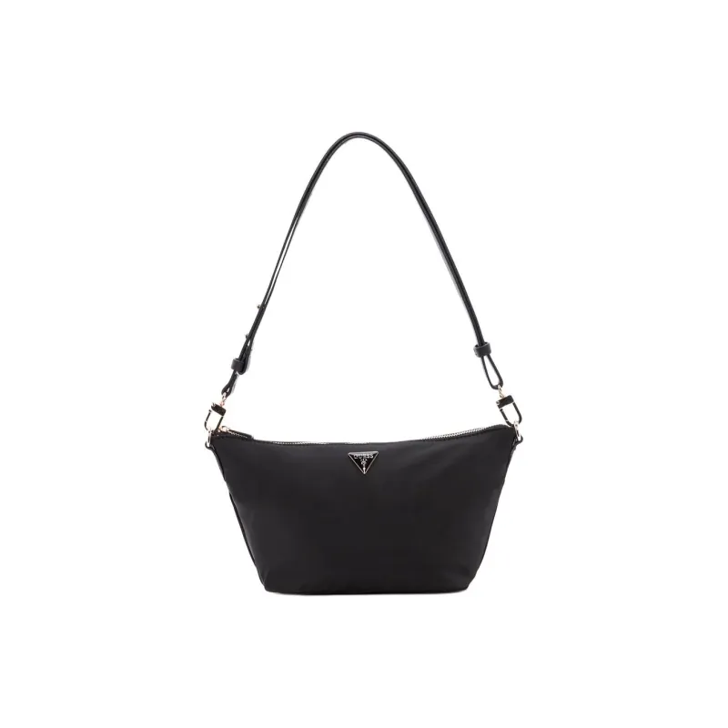 GUESS Fabric Tote Bag Shopping Bag Shoulder Bags Medium Size Women's Black-0