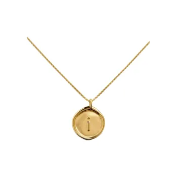 Monica Vinader Sterling Silver Plated With 18k Gold Necklaces Women's Gold