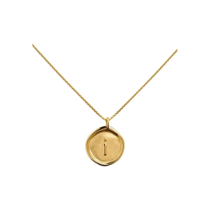 Monica Vinader Sterling Silver Plated With 18k Gold Necklaces Women's Gold-0